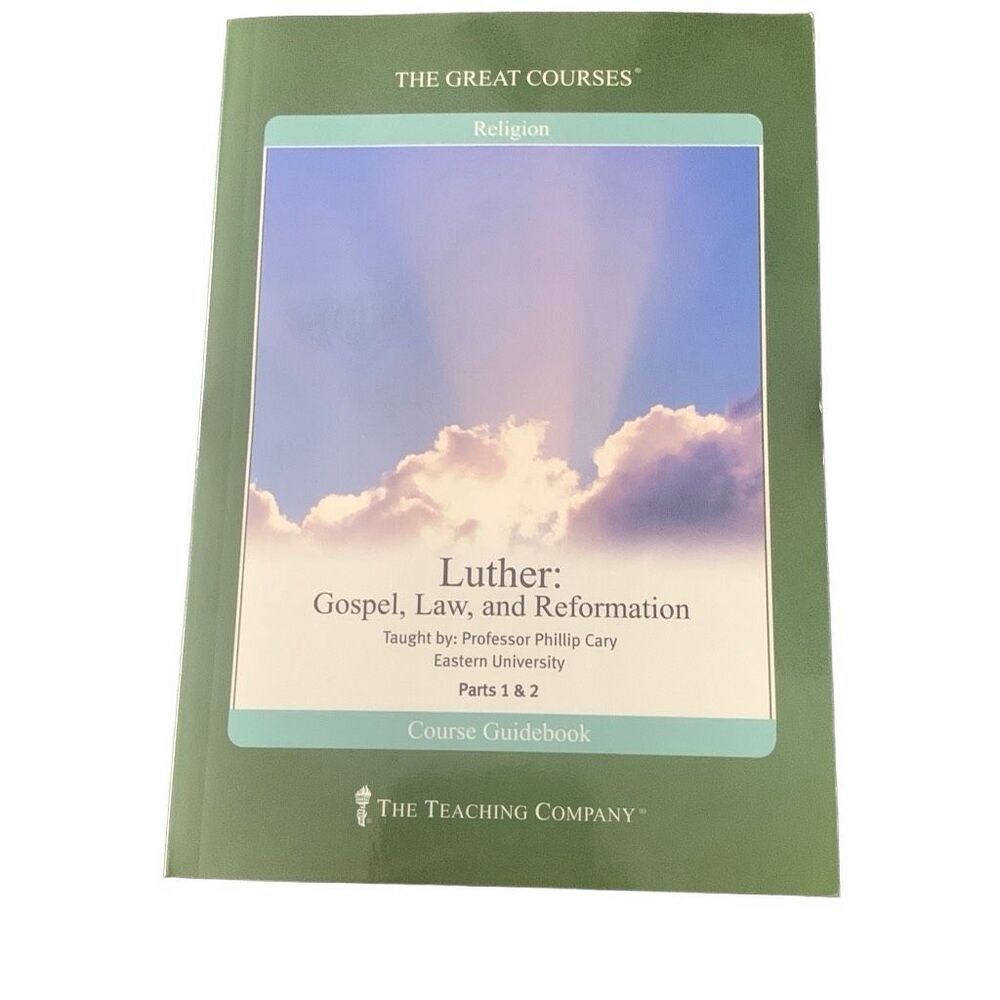 BOOK Great Courses Luther Gospel Law and Reformation Course Guidebook